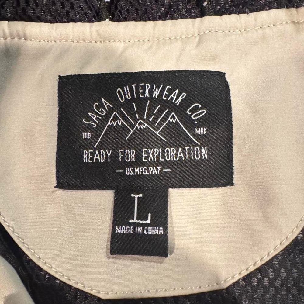 Saga outerwear hooded snap button windbreaker - Picture 5 of 8